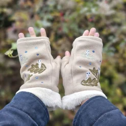 Maison Ghibli Outfits-Kodama Gloves - Princess Mononoke