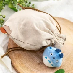 Maison Ghibli Bags-Laced Pouch With Middle Totoro - My Neighbour Totoro