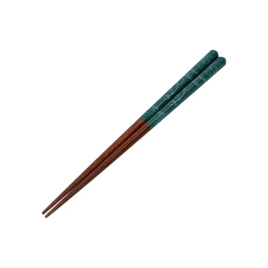 Maison Ghibli Kitchenware-Lacquered Chopsticks 21Cm Sketches Deep Green - My Neighbor Totoro