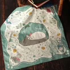 Maison Ghibli Outfits-Large Handkerchief Mysterious Encounter 53X53 Cm - My Neighbour Totor