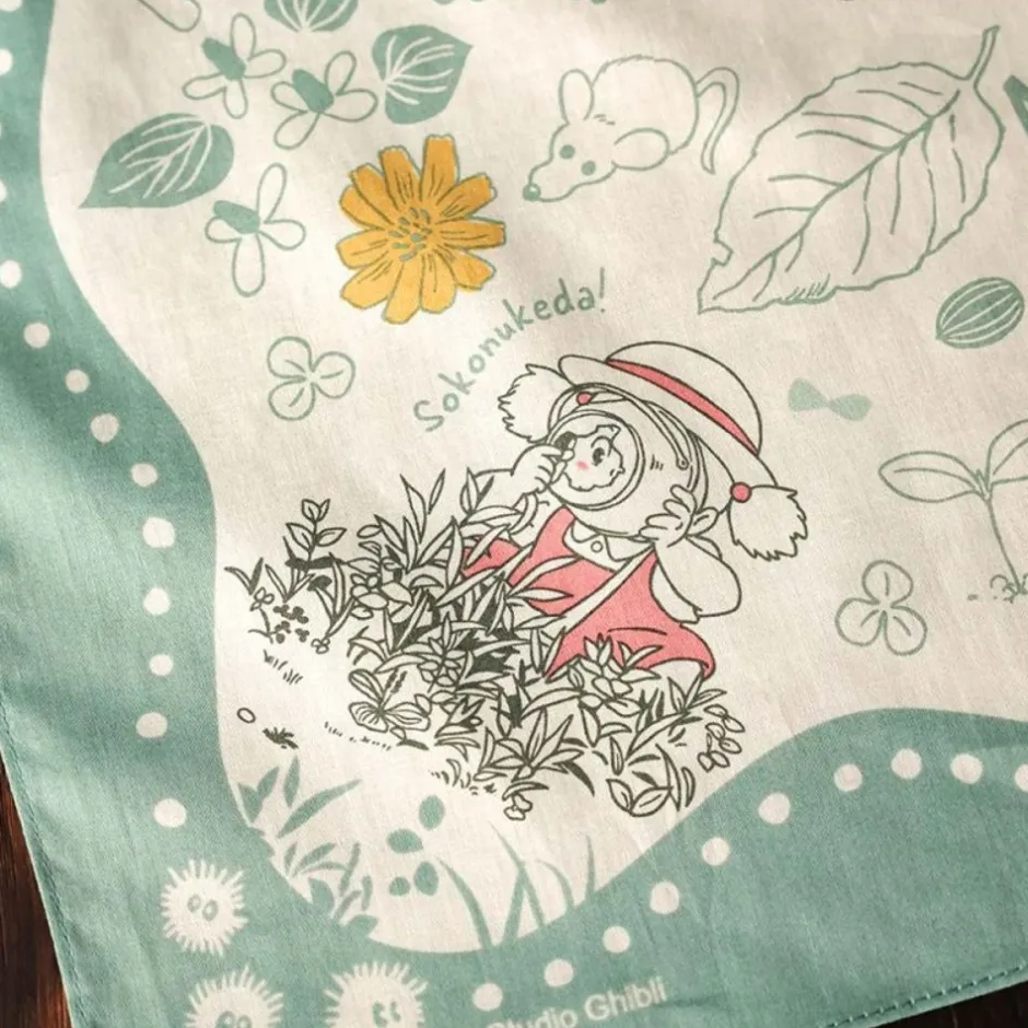 Maison Ghibli Outfits-Large Handkerchief Mysterious Encounter 53X53 Cm - My Neighbour Totor
