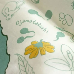 Maison Ghibli Outfits-Large Handkerchief Mysterious Encounter 53X53 Cm - My Neighbour Totor