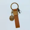 Maison Ghibli Keychains-Leather Key Chain Marco - Porco Rosso