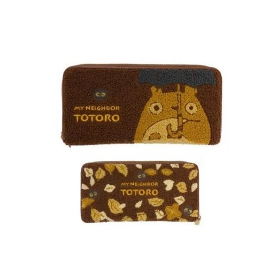 Maison Ghibli Accessories-Leather Wallet Totoro Umbrella - My Neighbor Totoro