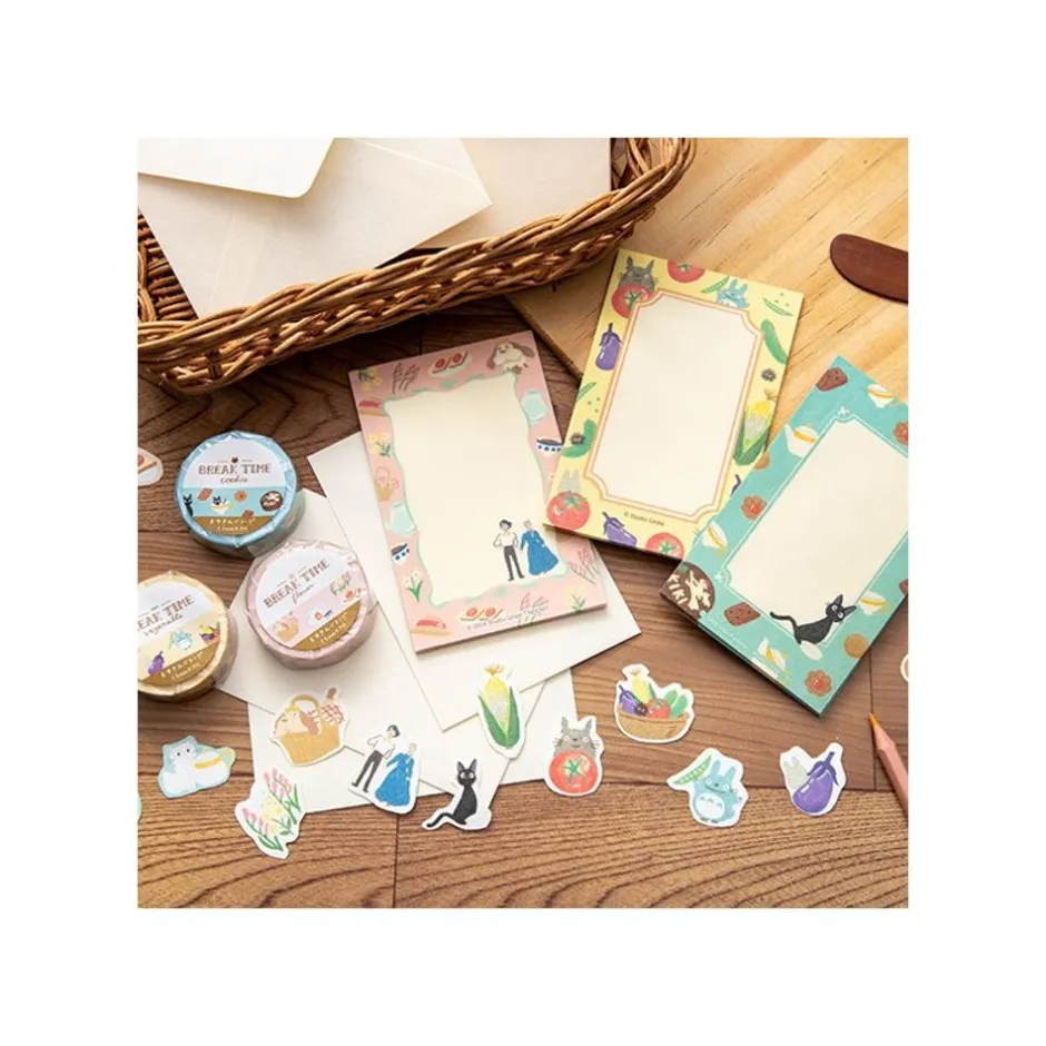 Maison Ghibli Postcards And Letter Papers-Letter Set Break Time Cookies - Kiki'S Delivery Service
