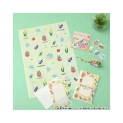 Maison Ghibli Postcards And Letter Papers-Letter Set Break Time Vegetables - My Neighcor Tortoro
