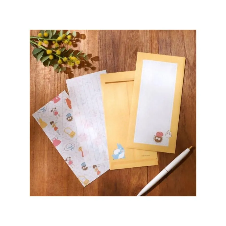 Maison Ghibli Postcards And Letter Papers-Letter Set Wardrobe - My Neighbor Totoro