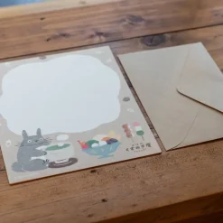 Maison Ghibli Postcards And Letter Papers-Letterset Japanese Sweets - My Neighbor Totoro