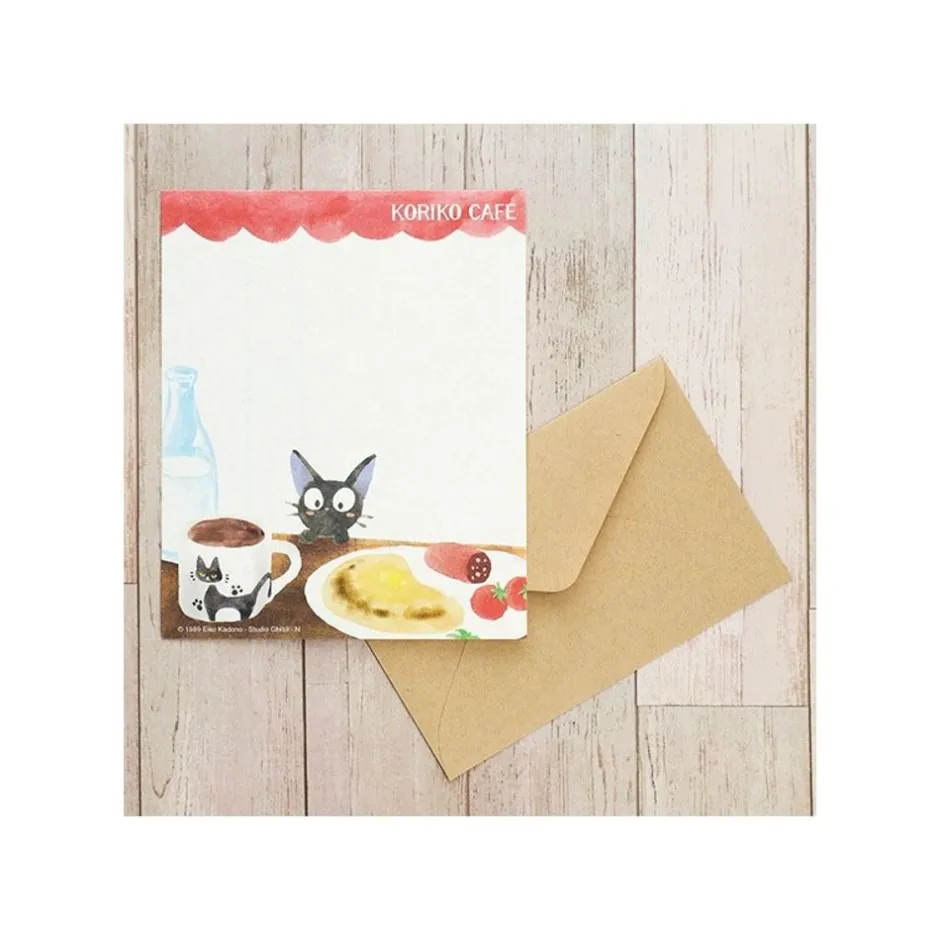 Maison Ghibli Postcards And Letter Papers-Letterset Kiriko Coffee - Kiki'S Delivery Service