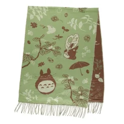 Maison Ghibli Outfits-Light Green Stole Totoro & Catbus - My Neighbor Totoro