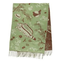 Maison Ghibli Outfits-Light Green Stole Totoro & Catbus - My Neighbor Totoro