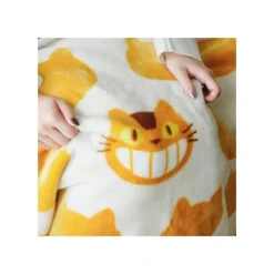 Maison Ghibli Household Linen-Long Blanket Catbus Silhouette 200X140 Cm - My Neighbor Totoro