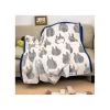 Maison Ghibli Household Linen-Long Blanket Totoro Silhouette 200X140 Cm - My Neighbor Totoro