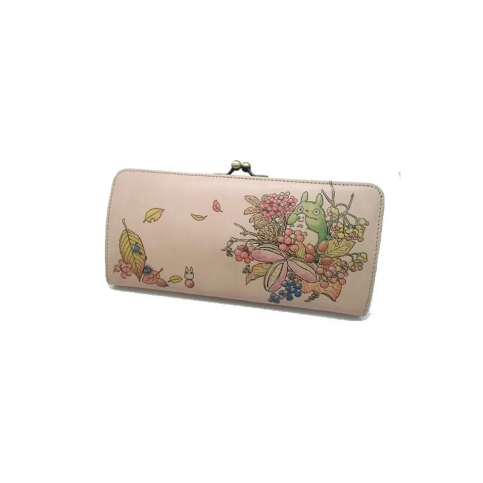 Maison Ghibli Accessories-Long Wallet Totoro Crop'S Season - My Neighbor Totoro