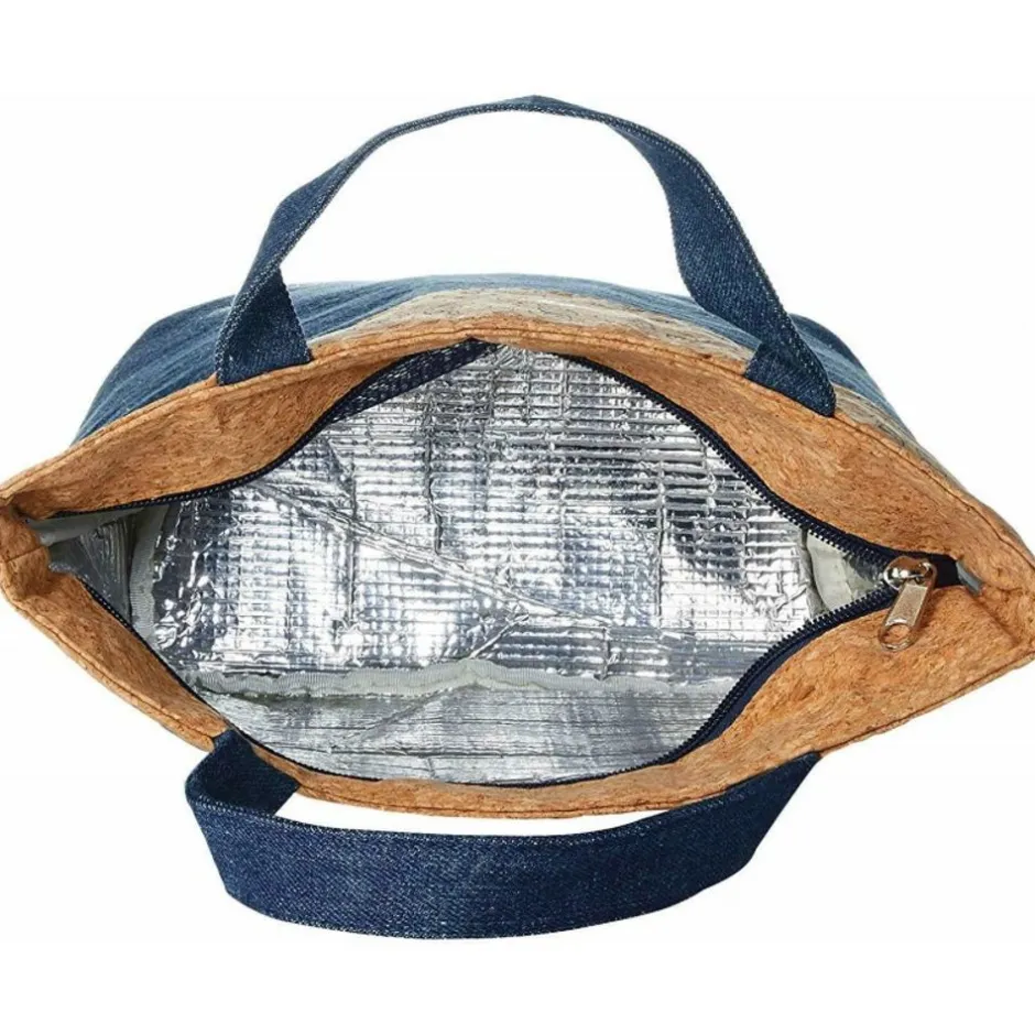 Maison Ghibli Kitchenware-Lunch Bag Cork & Denim Style - My Neighbor Totoro