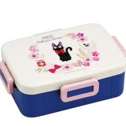 Maison Ghibli Kitchenware-Lunch Box 4 Locks 650Ml Jiji Flower Garland - Kiki'S Delivery Service