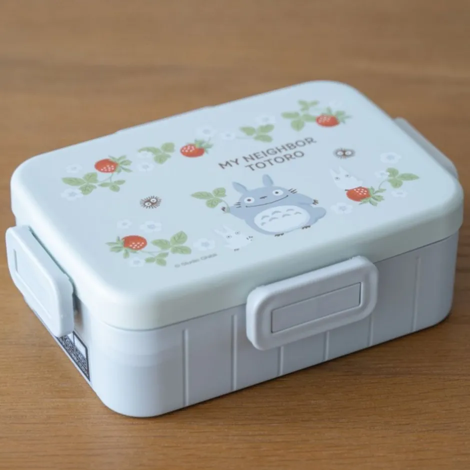 Maison Ghibli Kitchenware-Lunch Box 4 Locks 650Ml Rasberry Collection - My Neighbor Totoro