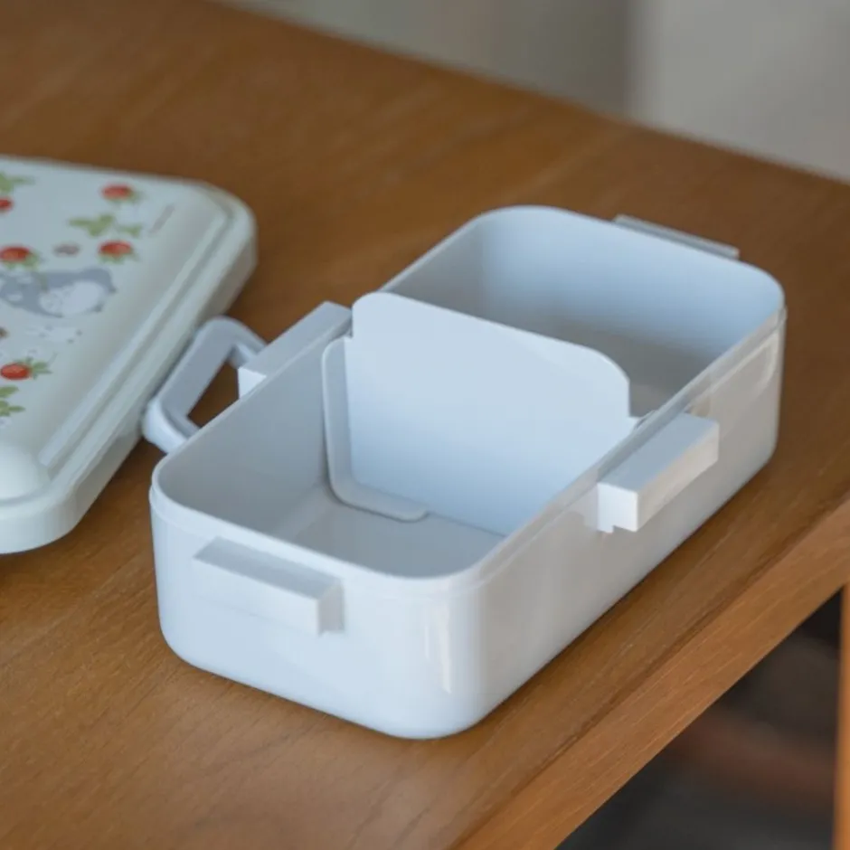 Maison Ghibli Kitchenware-Lunch Box 4 Locks 530Ml Rasberry Collection - My Neighbor Totoro