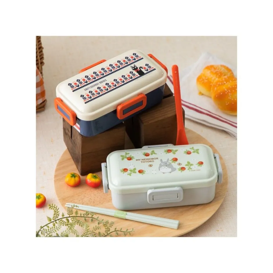Maison Ghibli Kitchenware-Lunch Box 4 Locks Wild Flowers 530 Ml - Kiki'S Delivery Service