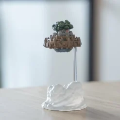 Maison Ghibli Statues-Magnetic Paper Clip Holder Flying Castle - Castle In The Sky