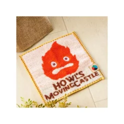 Maison Ghibli Household Linen-Mame Mini Towel Calcifer 15X15 Cm - Howl'S Moving Castle