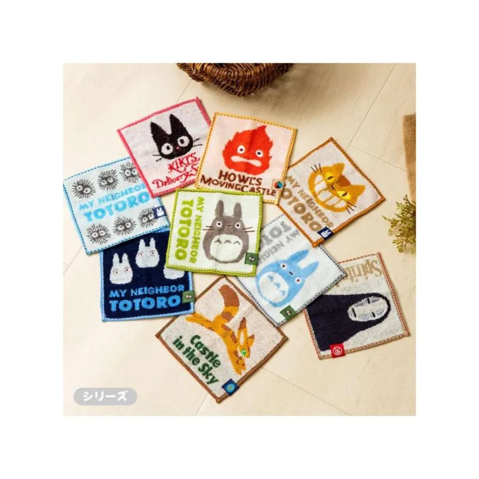 Maison Ghibli Household Linen-Mame Mini Towel Jiji 15X15 Cm - Kiki'S Delivery Service