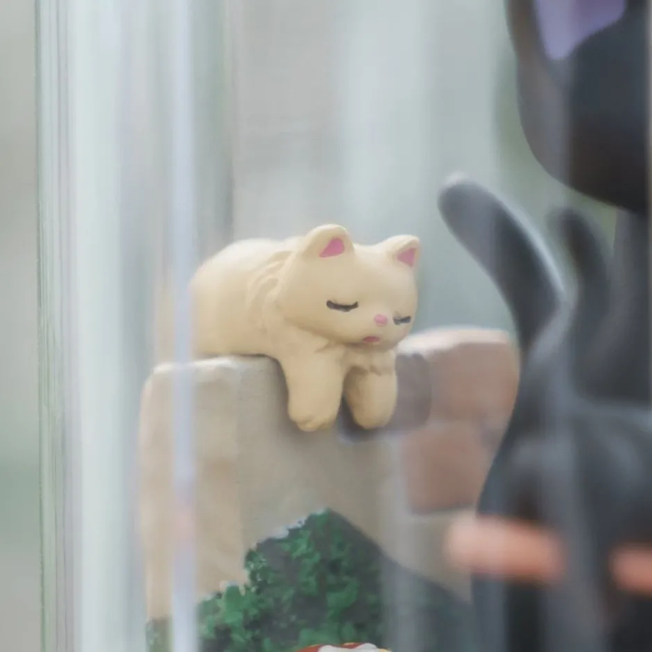 Maison Ghibli Music Boxes-Marionette Style Music Box Jiji - Kiki'S Delivery Service