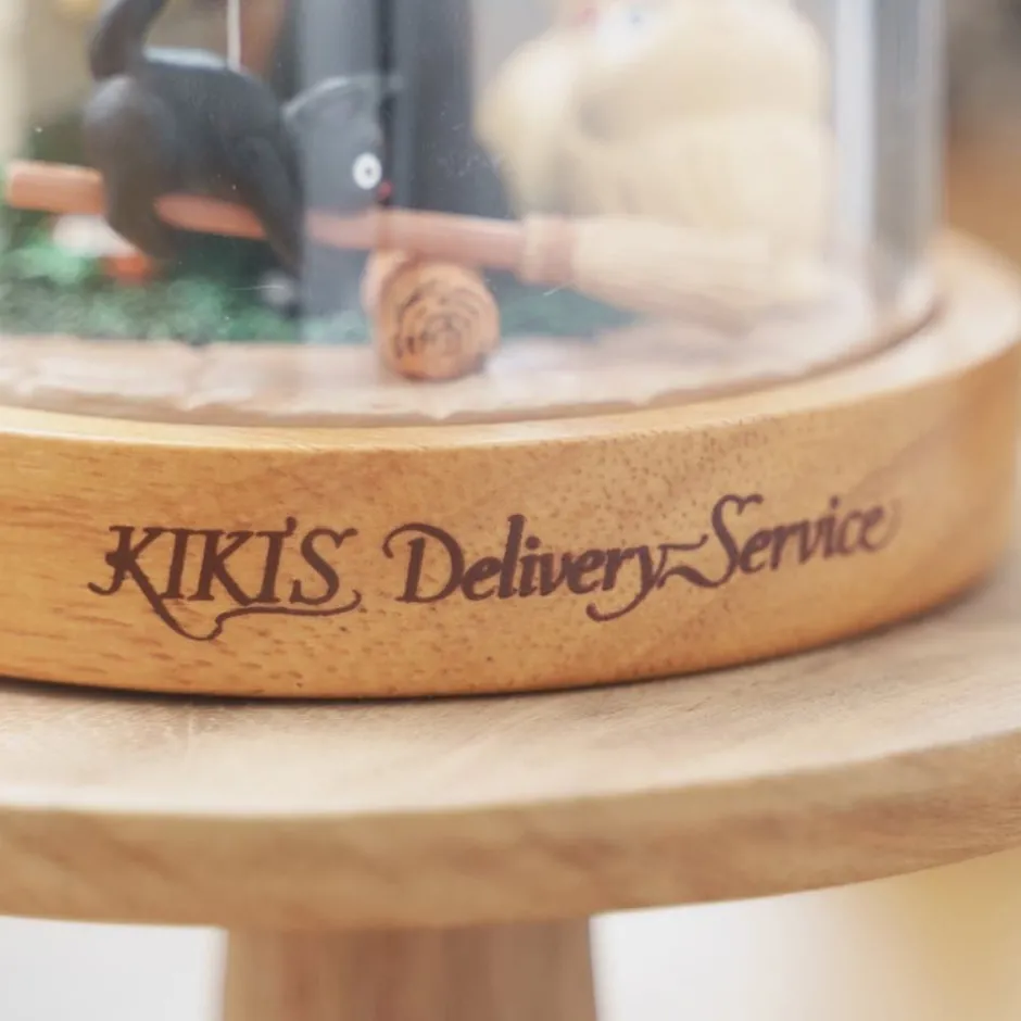Maison Ghibli Music Boxes-Marionette Style Music Box Jiji - Kiki'S Delivery Service
