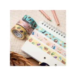 Maison Ghibli Small Equipment-Masking Tape Break Time Flowers - Howl'S Moving Castle