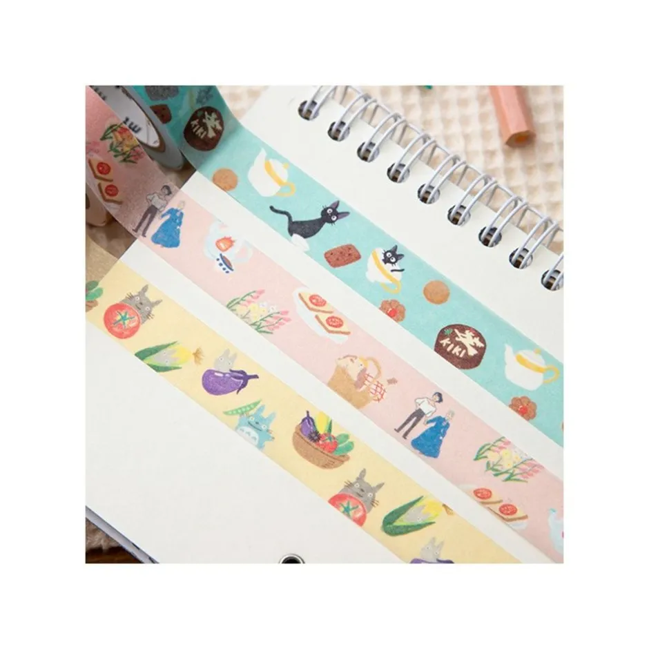 Maison Ghibli Small Equipment-Masking Tape Break Time Vegetables - My Neighbor Totoro