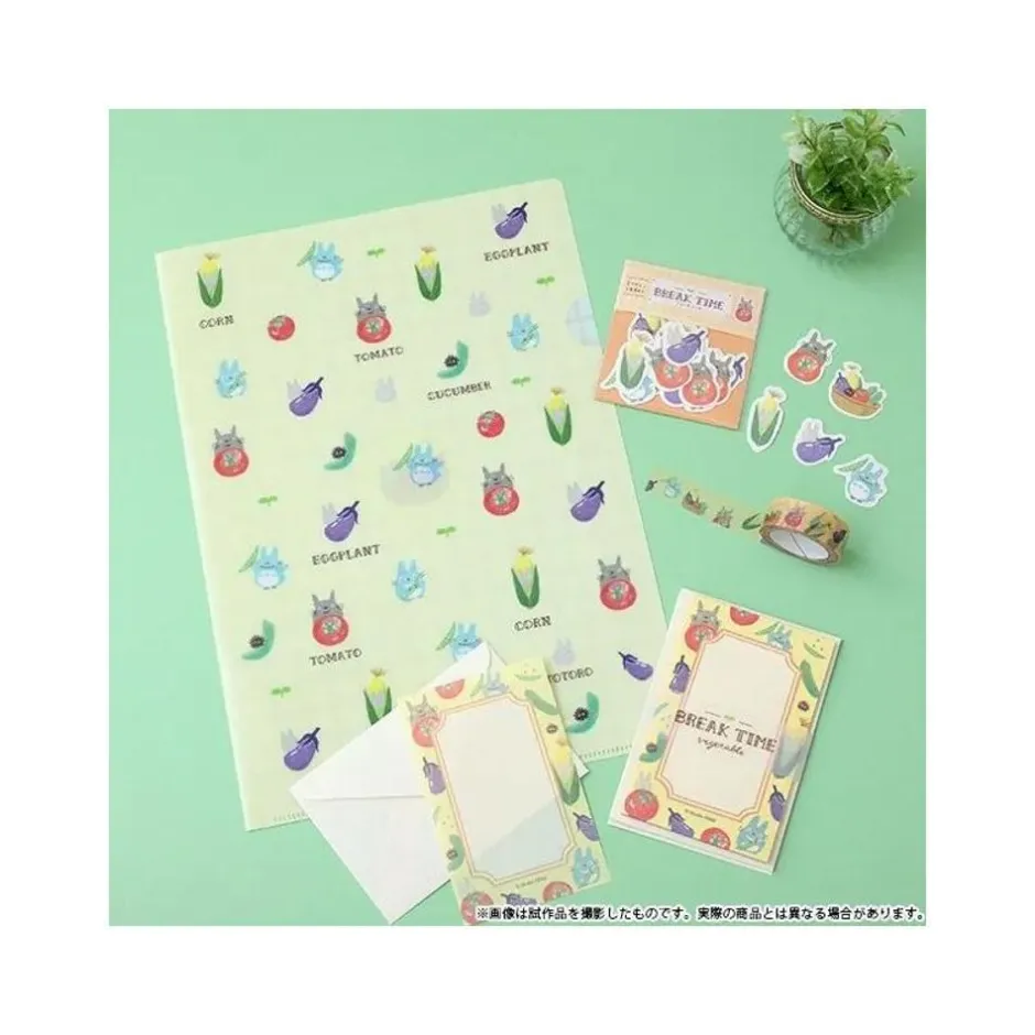 Maison Ghibli Small Equipment-Masking Tape Break Time Vegetables - My Neighbor Totoro