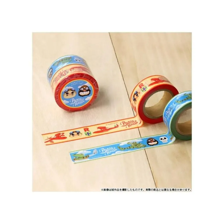 Maison Ghibli Small Equipment-Masking Tape Set - Porco Rosso