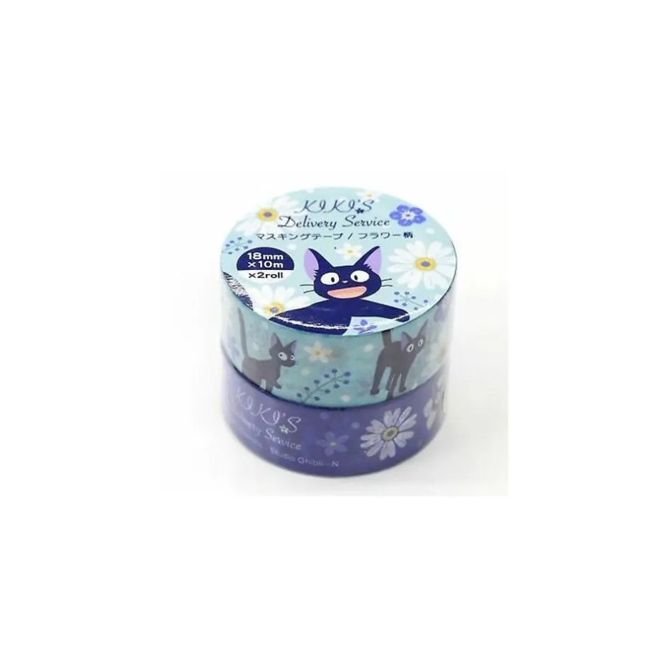 Maison Ghibli Small Equipment-Masking Tape Set Kiki Flower Pattren- Kiki'S Delivery Service