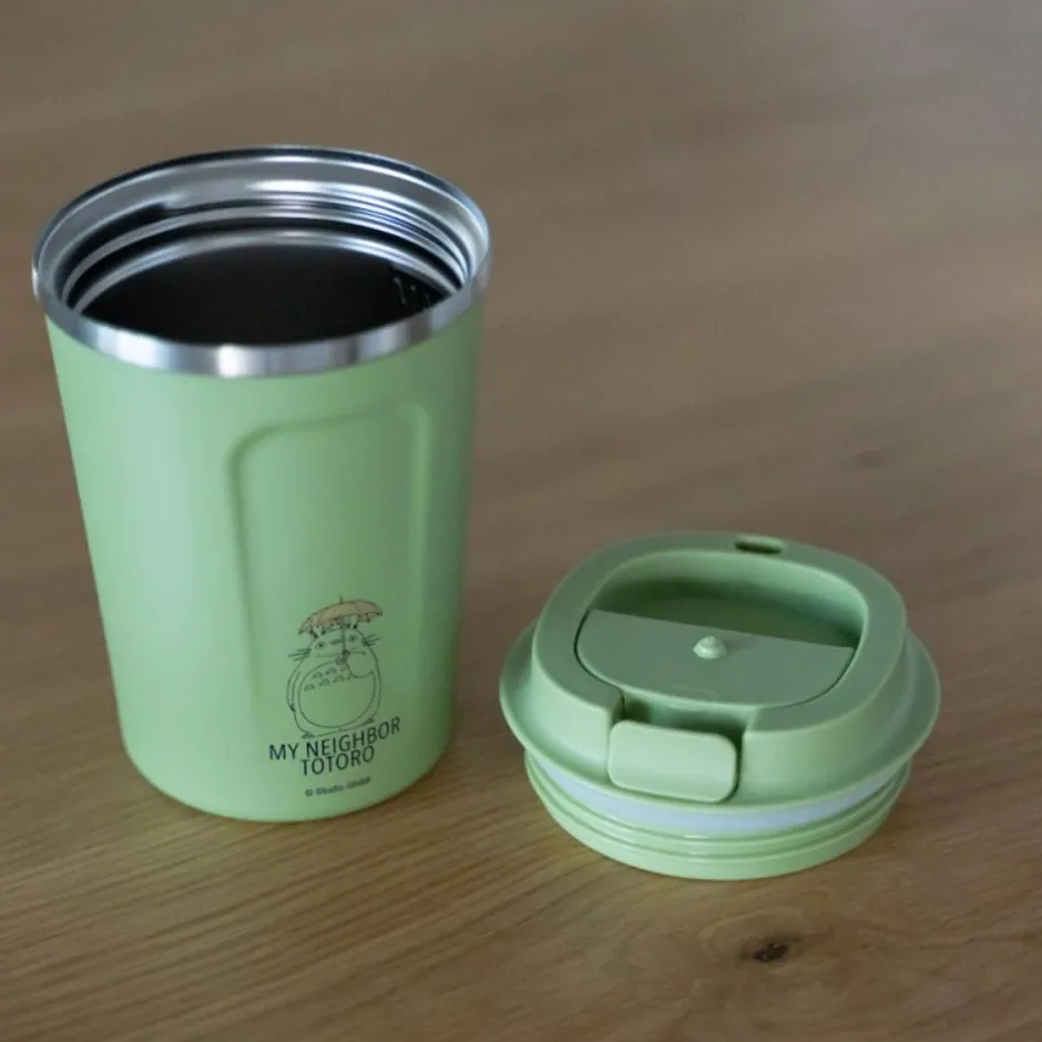 Maison Ghibli Kitchenware-Mat Green Isothermal Mug 350Ml - My Neighbor Totoro