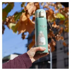 Maison Ghibli Kitchenware-Mat Light Green Thermos Bottle 480Ml - My Neighbor Totoro