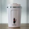 Maison Ghibli Kitchenware-Mat Pink Isothermal Mug 350Ml - Kiki'S Delivery Service