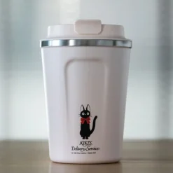 Maison Ghibli Kitchenware-Mat Pink Isothermal Mug 350Ml - Kiki'S Delivery Service