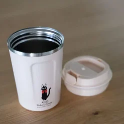 Maison Ghibli Kitchenware-Mat Pink Isothermal Mug 350Ml - Kiki'S Delivery Service