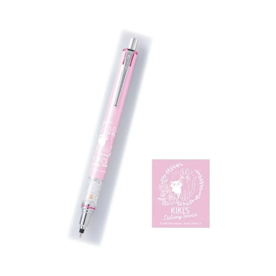 Maison Ghibli Writing-Mechanical Pencil Pink Jiji & Lily 0,3Mm - Kiki'S Delivery Service