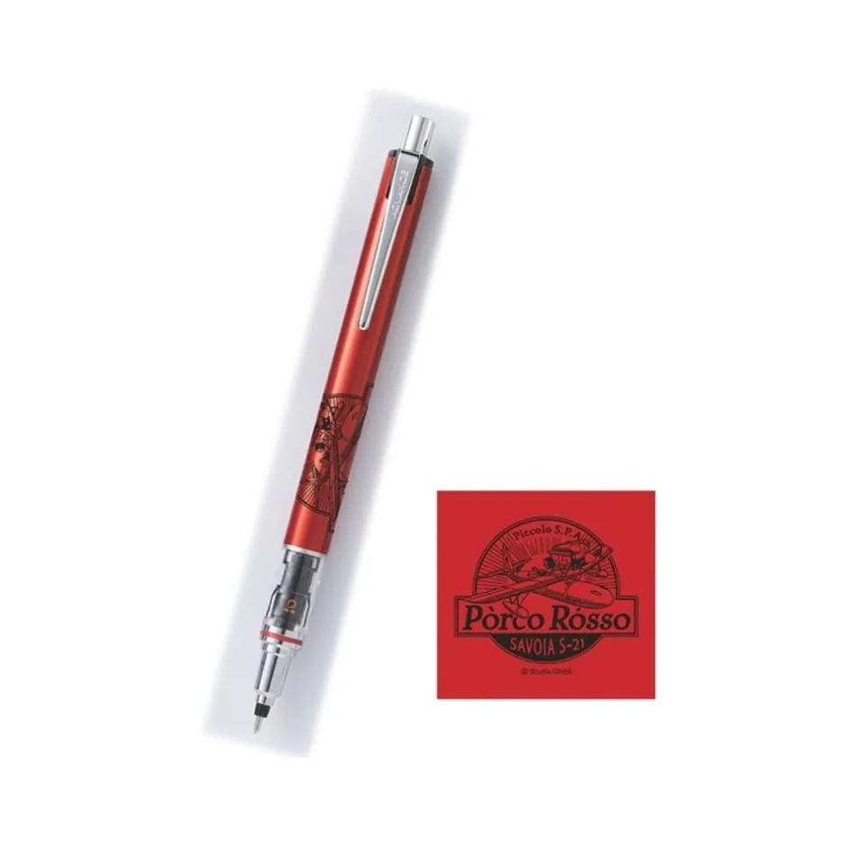 Maison Ghibli Writing-Mechanical Pencil Red Savoia 0,5Mm - Porco Rosso