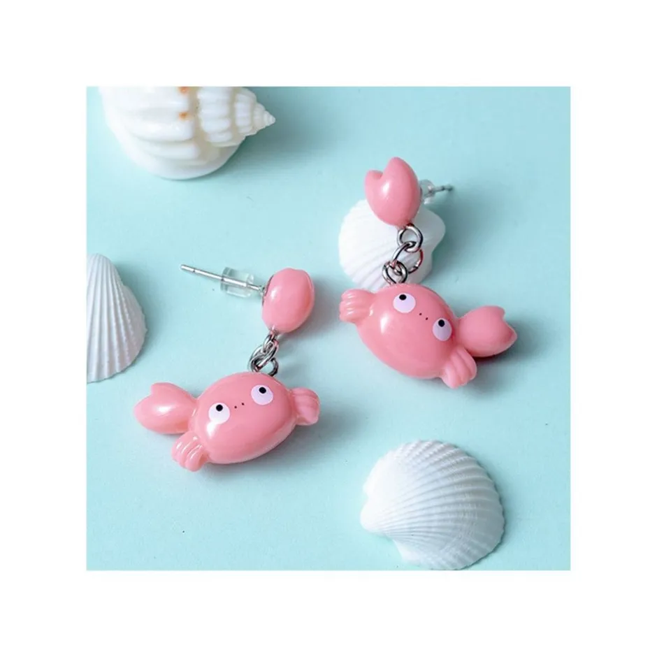 Maison Ghibli Jewellery-Mei Crab Pierced Earrings - My Neighbor Totoro