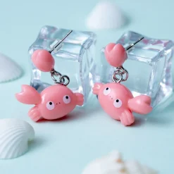 Maison Ghibli Jewellery-Mei Crab Pierced Earrings - My Neighbor Totoro