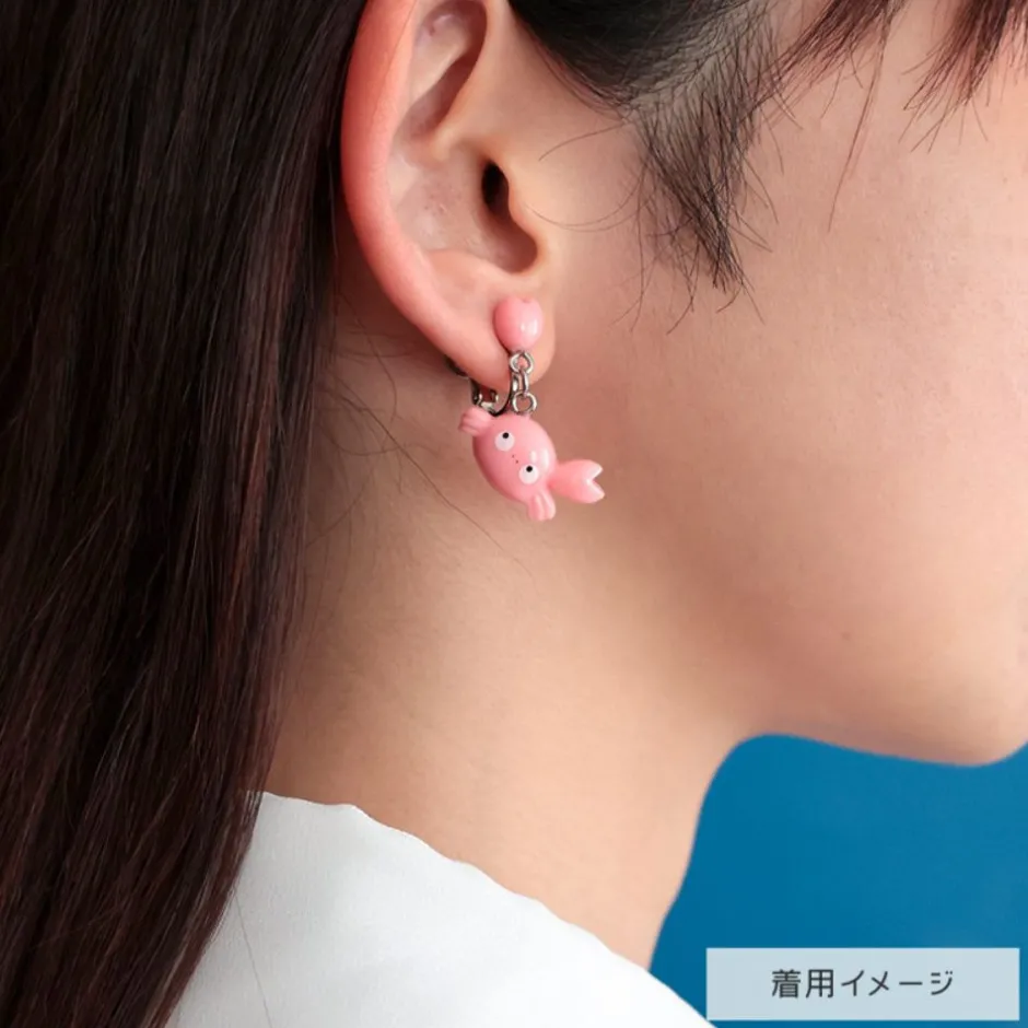 Maison Ghibli Jewellery-Mei Crab Pierced Earrings - My Neighbor Totoro
