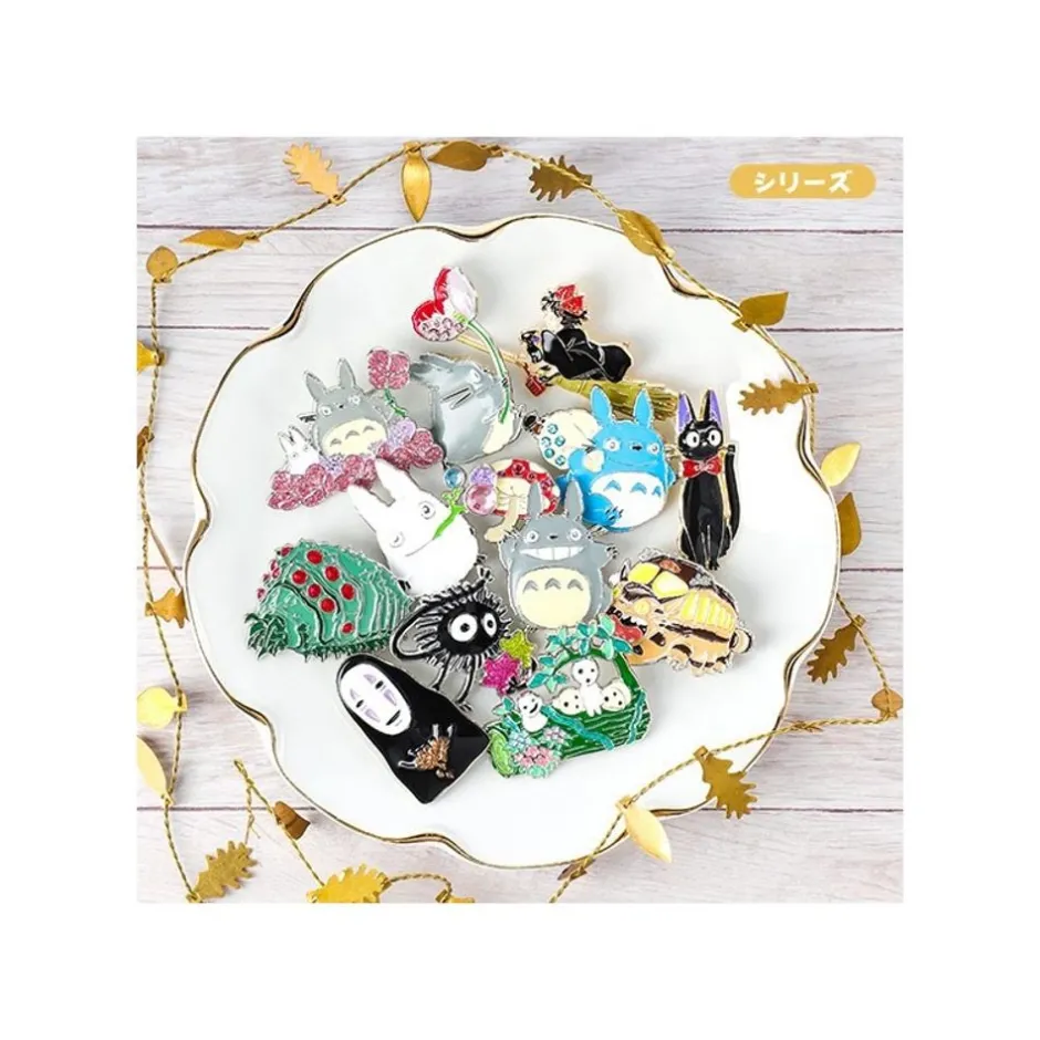 Maison Ghibli Pins-Metal Brooch Jiji - Kiki'S Delivery Service