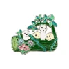 Maison Ghibli Pins-Metal Brooch Kodama - Princess Mononoke