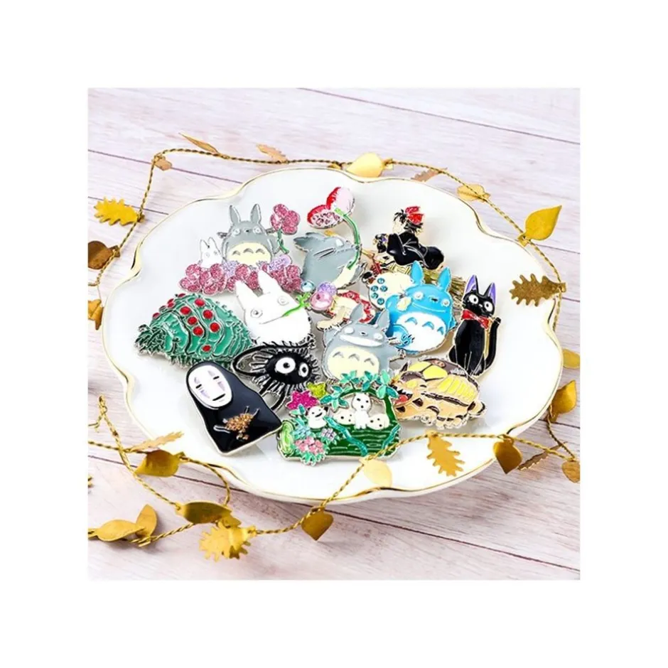 Maison Ghibli Pins-Metal Brooch No-Face - Spirited Away