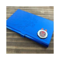 Maison Ghibli Accessories-Metal Card Case Blue Spirit Of The Forest - Princesse Mononoke