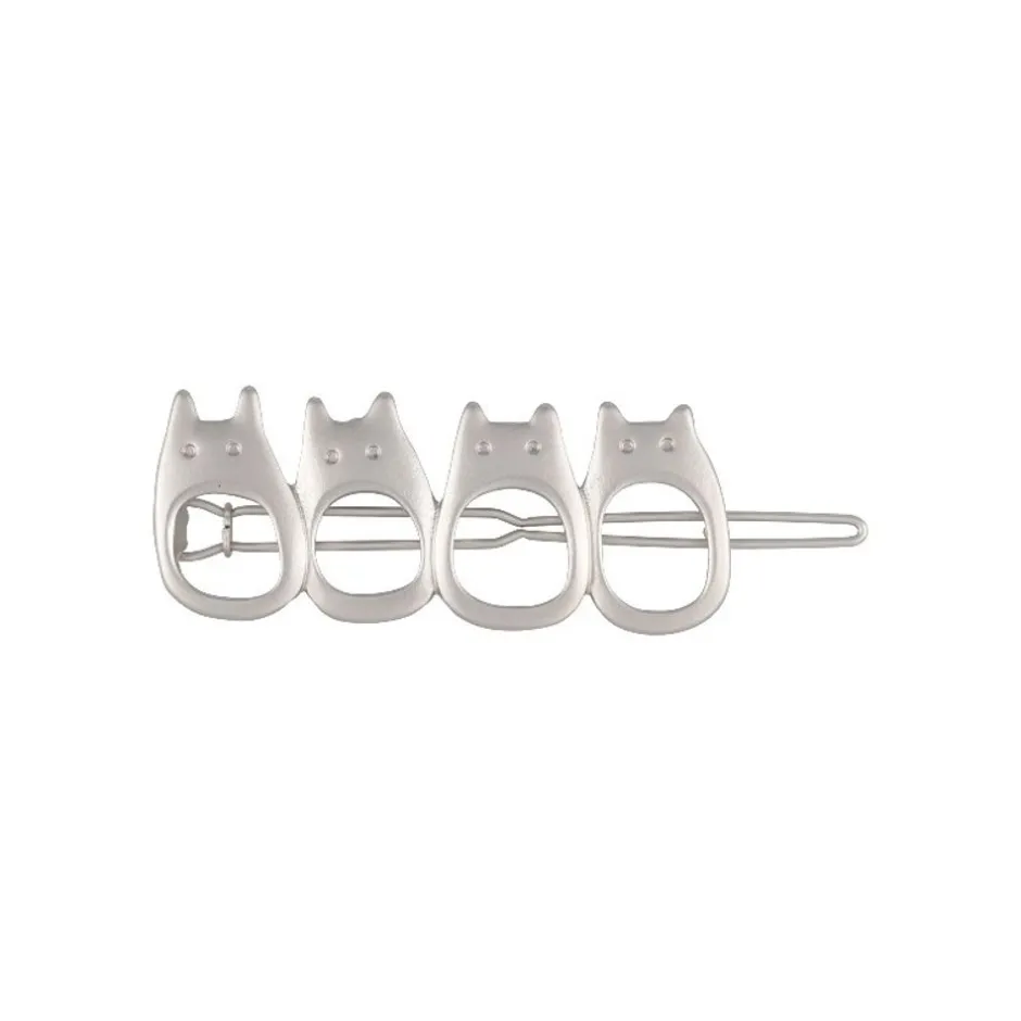 Maison Ghibli Jewellery-Metal Hair Clip Garland White Totoro - My Neighbor Totoro