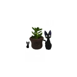 Maison Ghibli Decoration-Mini Planter Jiji - Kiki'S Delivery Service