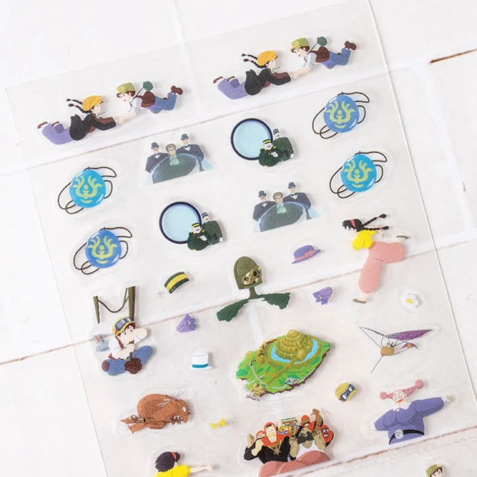 Maison Ghibli Small Equipment-Mini Schedule Stickers 2024 - Castle In The Sky